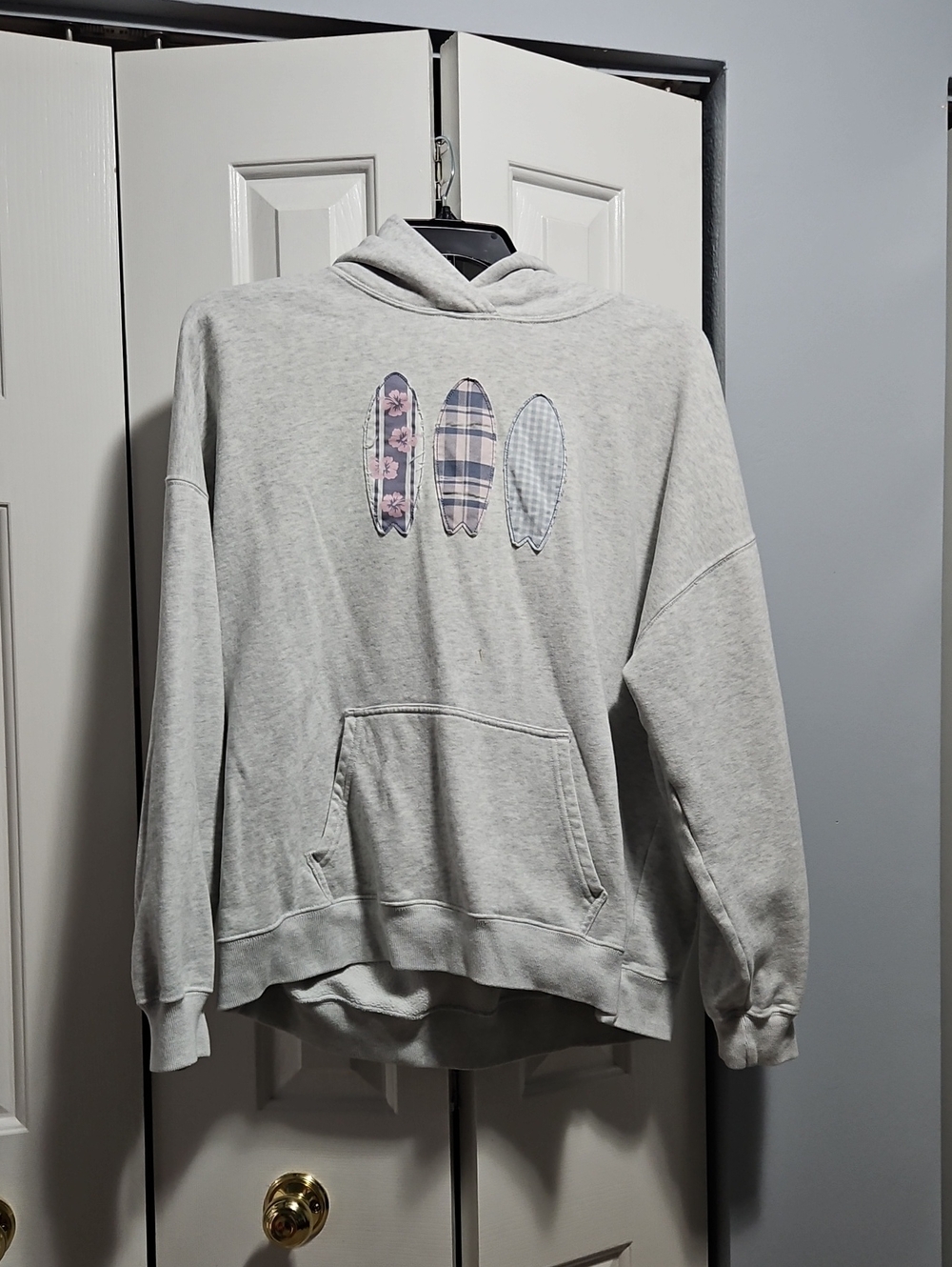 Oversized Hollister Surfboard Patch Hoodie XL